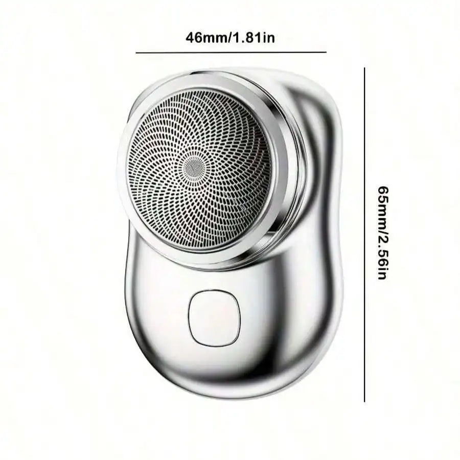 Portable Mini Electric Shaver For Men: USB Rechargeable, 60+ Mins Battery, Washable - Perfect For Home & Travel