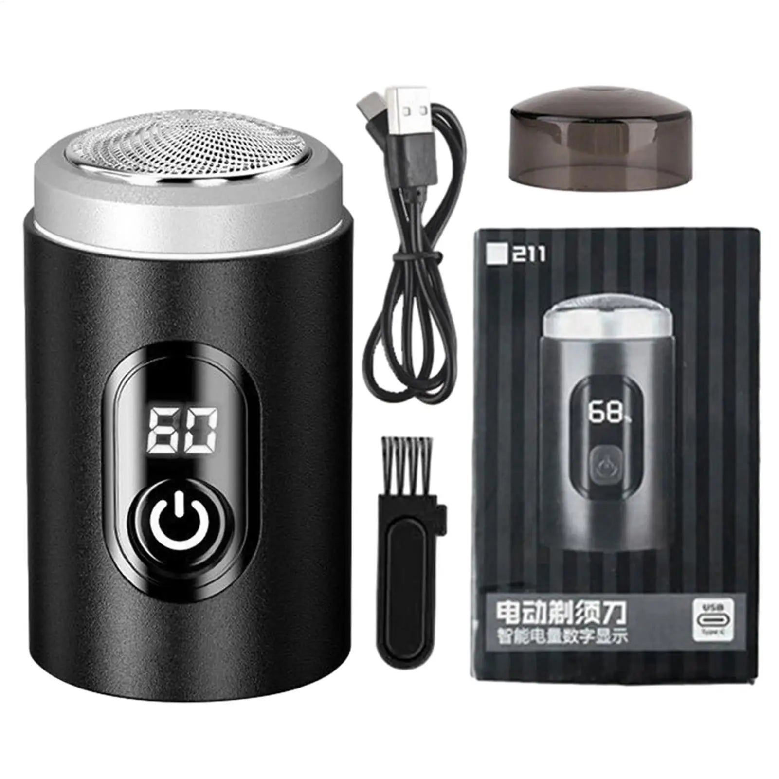 Mini Electric Shaver Washable Razor Shaver USB Rechargeable Portable Painless Cordless Trimmer Knive Face Beard Razor