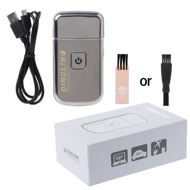 2023 New Mini USB Rechargeable Reciprocating Electric for Razor Shaver KM-5088 for