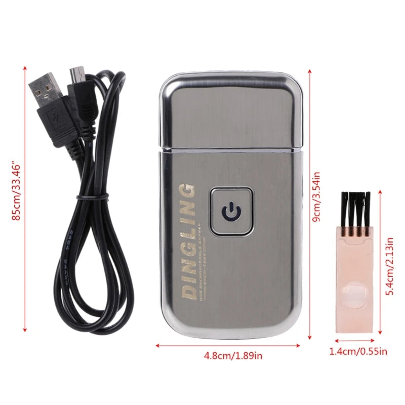 2023 New Mini USB Rechargeable Reciprocating Electric for Razor Shaver KM-5088 for