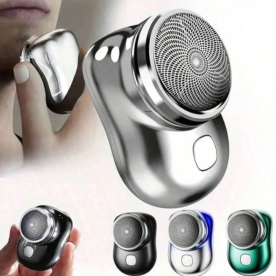 Portable Mini Electric Shaver For Men: USB Rechargeable, 60+ Mins Battery, Washable - Perfect For Home & Travel